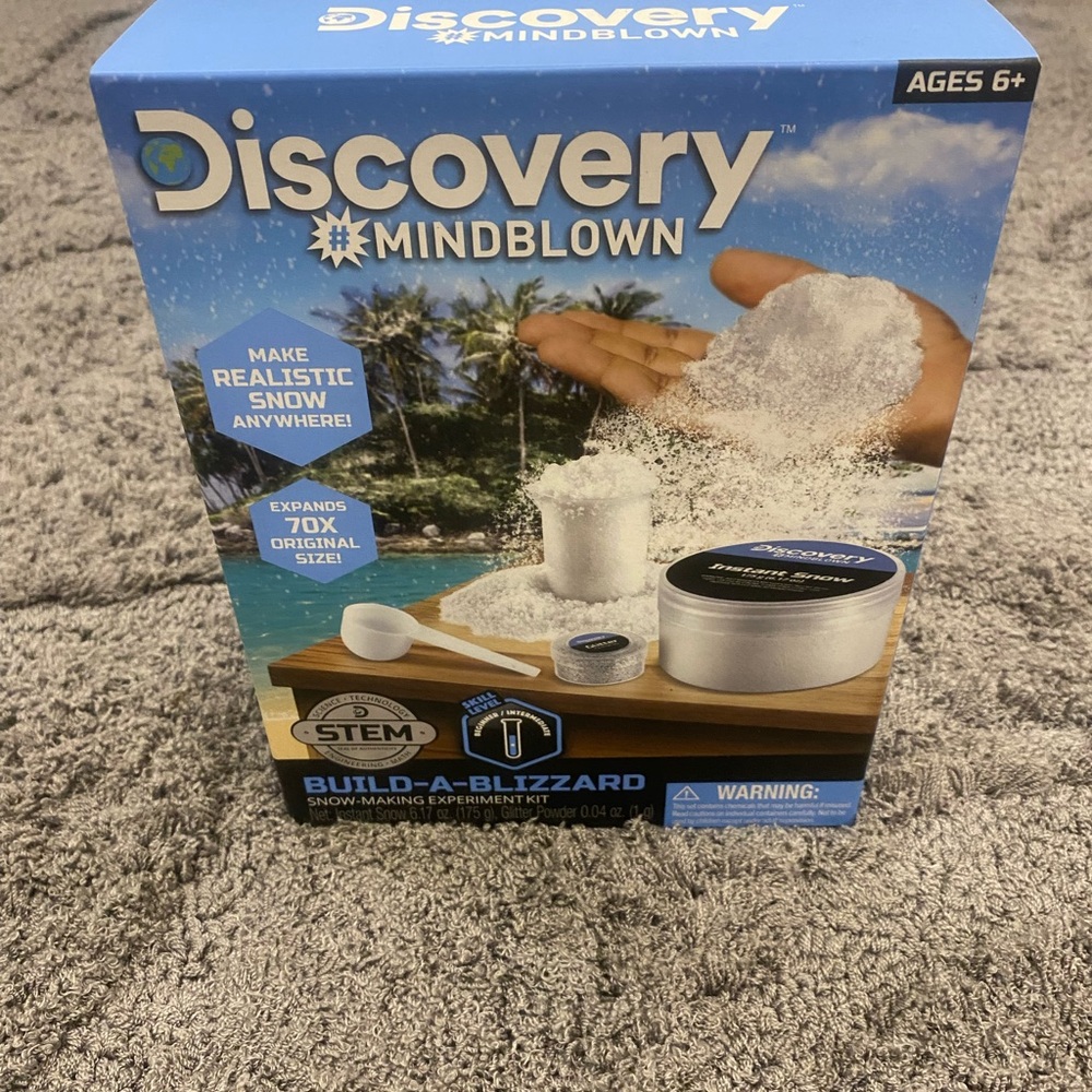 Discovery Build-A-Blizzard Snow-Making Kit - Blue, White
